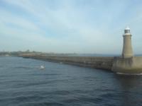 Einfahrt in Hafen Newcastle