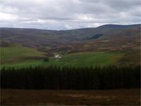 Corgarff Castle in Cairngorm Mountains