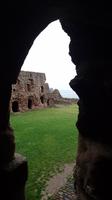 Interessante Sichten im Tantallon Castle