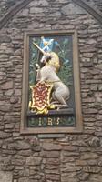Schottische Wappenbestandteile am Holyrood Palace Edinburgh