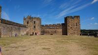 Innenhof des Alnwick Castle