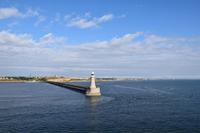 006 Tynemouth, Einfahrt in die Tynemündung