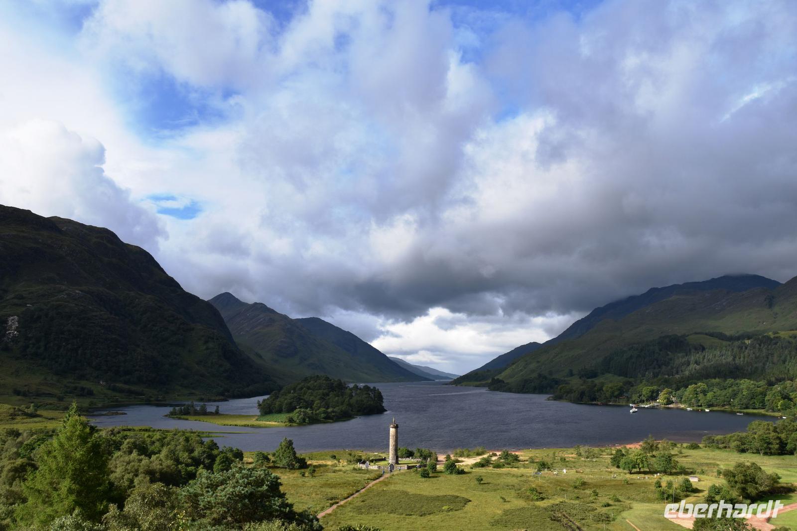 067 Glenfinnan, Monument und Loch Shiel