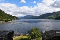 094 Blick von Eilean Donan Castle in den Loch Duich