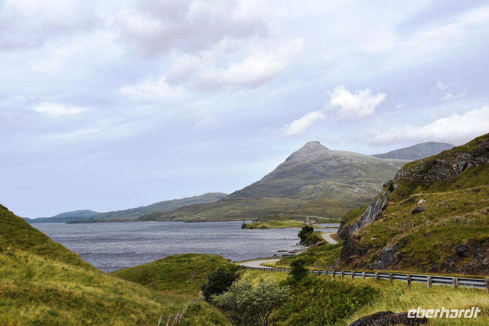 228 Nordwest- Highlands, Loch Assynt und Ardvreck Castle