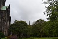 Ankunft in Glasgow - Blick zur Nekropolis