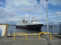 unser Fährschiff zur Insel Mull läuft ein