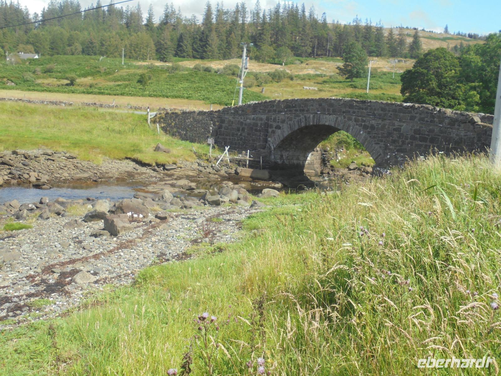 historische Brücke von Pennyghael auf der Hebrideninsel Mull