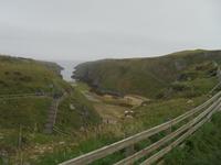 Blick in die Felsschlucht von Smoo Cave