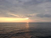 Sonnenaufgang an Bord