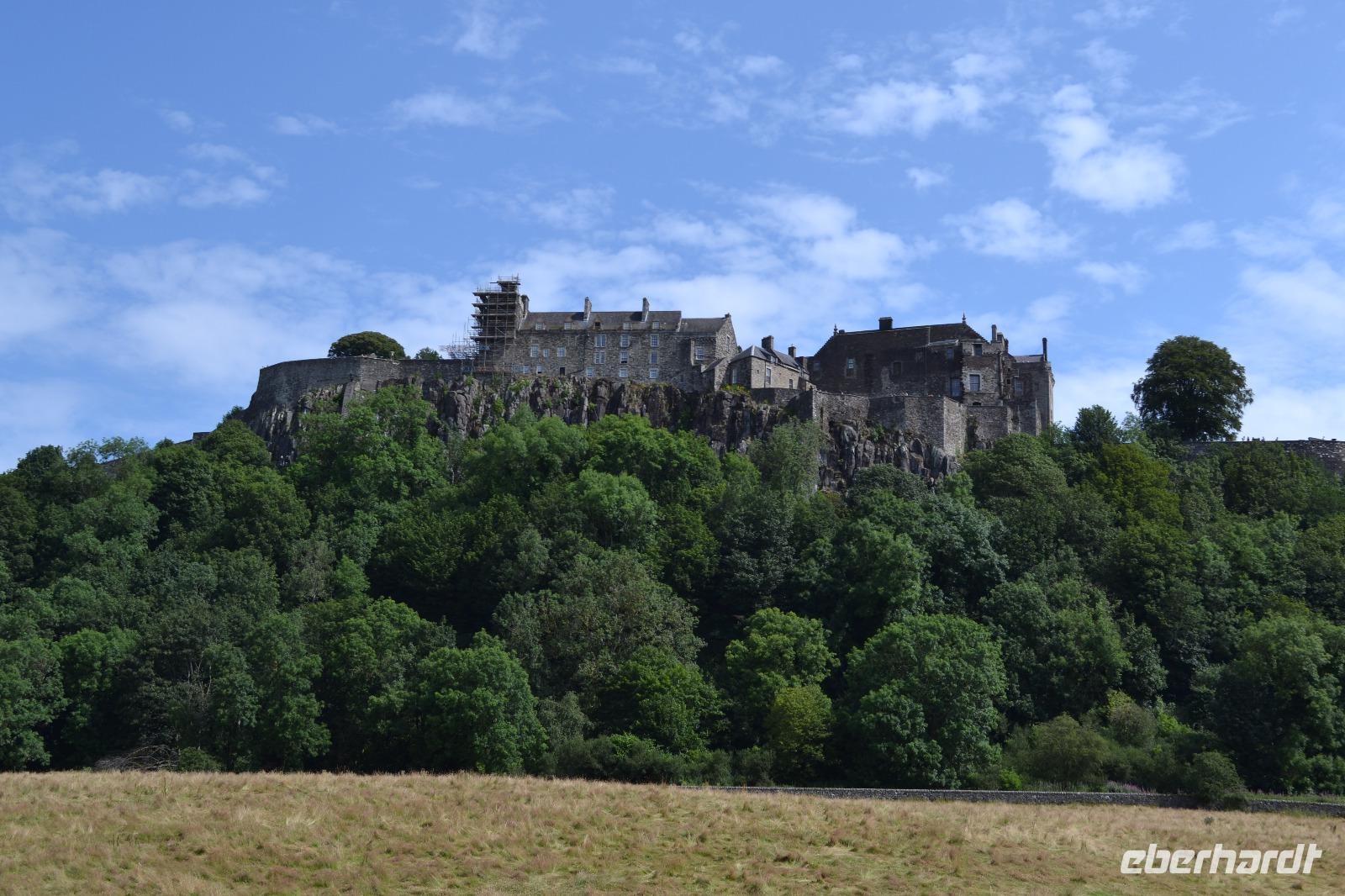 Aufenthalt in Stirling - Blick zum Stirling Castle
