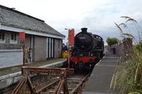 Fahrt mit dem Jacobite Steam Train von Fort William nach Mallaig - Bahnhof von Mallaig