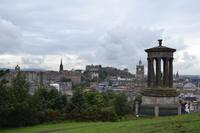 Stadtrundfahrt in Edinburgh - Blick vom Calton Hill zur Altstadt