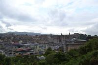 Stadtrundfahrt in Edinburgh - Blick vom Calton Hill zum Edinburgh Castle