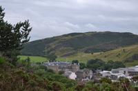 Stadtrundfahrt in Edinburgh - Blick vom Calton Hill zum Holyrood Palace