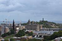 Stadtrundfahrt in Edinburgh - Blick vom Castle zum Calton Hill