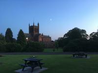 Abendstimmung vor dem Hotel in Dumfries