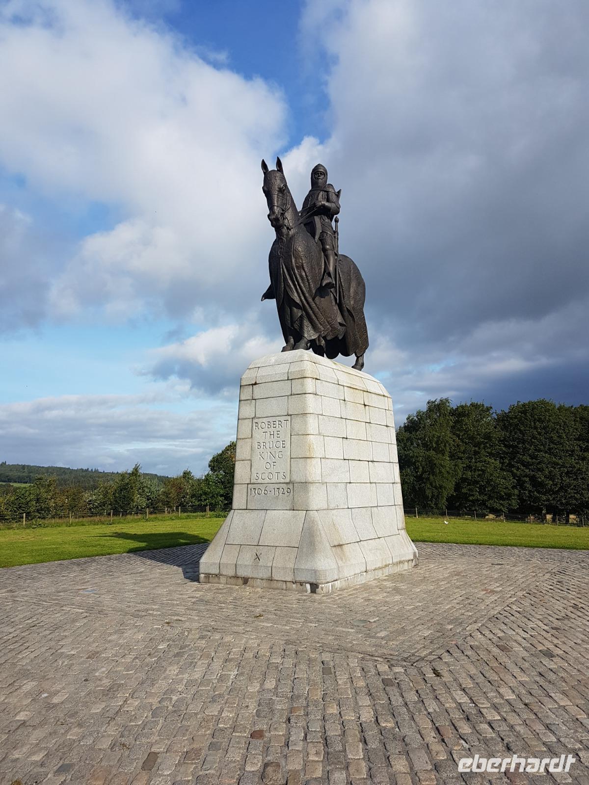Robert the Bruce-Statue in Bannockburn