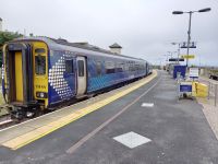 Traditionszug Mallaig - Fort William im Bahnhof Mallaig