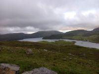Abendblick über Loch Seaforth auf der Insel Lewis