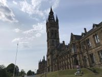 1. Reisetag – Ankunft in Glasgow — Hauptgebäude der Universität