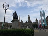 IMG_6975.1. Reisetag – Ankunft in Glasgow – George Square mit City Chambers