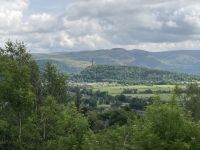 3. Reisetag – Von Glasgow nach Fort William – Blick vom Stirling Castle zum Wallace Monument