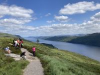 5. Reisetag – Durch das Great Glean nach Inverness – Wanderung auf dem Great Glen Way – Blick über den Loch Ness