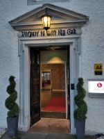 Prepare to meet thy God - mache dich bereit deinem Gott gegenüber zu treten - Eingang des Barony Castle Hotels