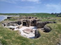 neolithisch wohnen in Skara Brae