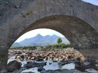 Sligachan, im Hintergrund die Black Cuillins