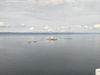 Zwischen Mallaig und Armadale (Skye) spiegelglatte See