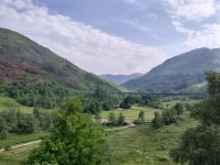 Das Glenfinnan Viaduct, eine aus mehrere Filmen (u.a. Harry Potter) bekannte Eisenbahnbrücke
