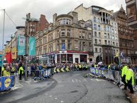 1. Reisetag – Ankunft in Glasgow – Alles abgesperrt für die Radrenn-WM in der Innenstadt