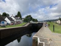 5. Reisetag – Durch das Great Glen nach Inverness – Aufenthalt in Fort Augustus – Schleusentreppe