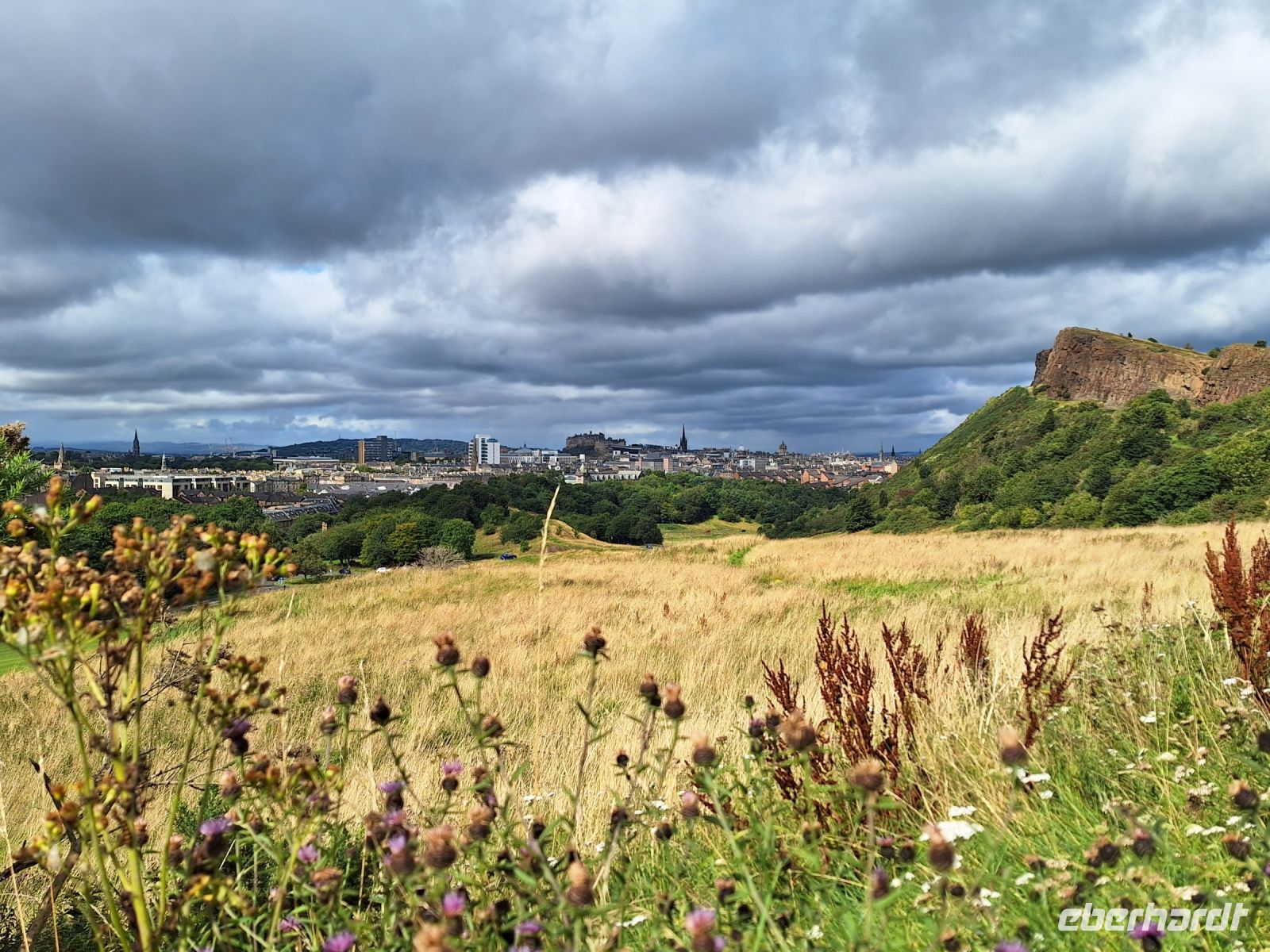 Blick auf Edinburgh