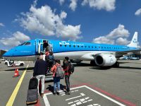 1. Reisetag – Flug nach Glasgow mit KLM über Amsterdam