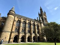 1. Reisetag – Ankunft in Schottland – Hauptgebäude der University of Glasgow