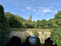 1. Reisetag – Ankunft in Schottland – River Kelvin und Universität