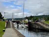 5. Reisetag – Fort William bis Inverness – Schleusentreppe in Fort Augustus