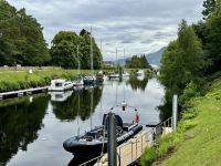 5. Reisetag – Fort William bis Inverness – Boote auf dem Kanal in Fort Augustus