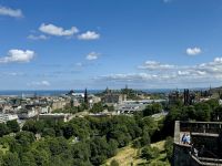 10. Reisetag – Edinburgh – Blick vom Edinburgh Castle zum Calton Hill
