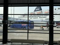 Ankunft im Fährhafen von Ijmuiden