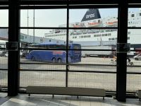 Ankunft im Fährhafen von Ijmuiden