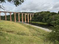 Leaderfoot Bridge über den Tweed nahe Melrose