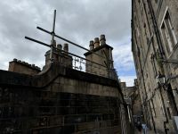 Die wohlhabenden Häuser in Ediinburgh....