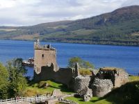 Urquhart Castle - und wieder scheint die Sonne am Loch Ness