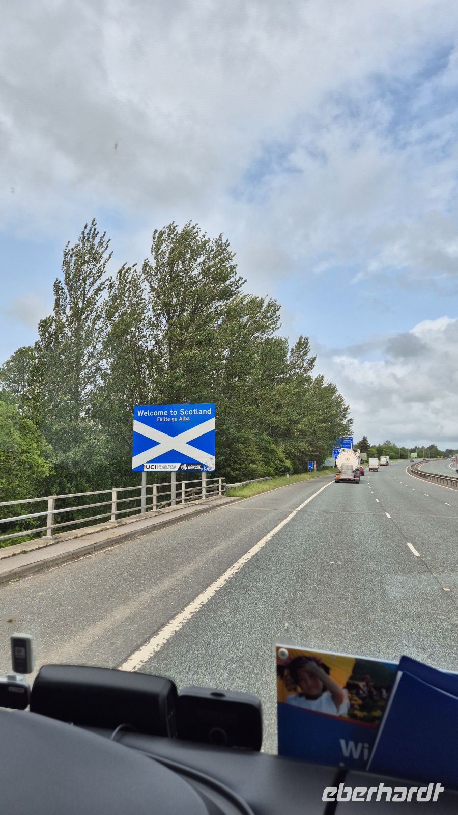 Ankunft in Schottland