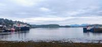 068 Oban, Hafen mit Blick zur Insel Mull