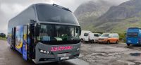 127 Highlands, Glen Coe, unser Reisebus